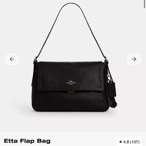 Coach Etta Crossbody Bag in Black